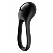 Черное эрекционное виброкольцо Majestic Duo - Satisfyer - в Благовещенске купить с доставкой