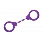 Фиолетовые силиконовые поножи Limitation - Lola Games - купить с доставкой в Благовещенске