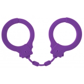 Фиолетовые силиконовые поножи Limitation - Lola Games - купить с доставкой в Благовещенске