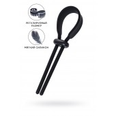 Черное эрекционное лассо на пенис Keb - A-toys - в Благовещенске купить с доставкой