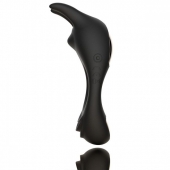 Черное эрекционное кольцо с двумя моторами Zeus Dual Vibe Cock Ring - FeelzToys - в Благовещенске купить с доставкой