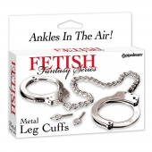 Металлические наручники Metal Leg Cuffs - Pipedream - купить с доставкой в Благовещенске