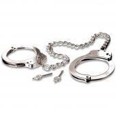 Металлические наручники Metal Leg Cuffs - Pipedream - купить с доставкой в Благовещенске