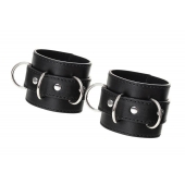 Черные наручники Anonymo на сцепке - ToyFa - купить с доставкой в Благовещенске