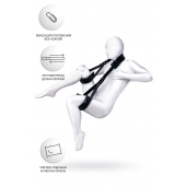 Черные кожаные стропы для фиксации Anonymo - ToyFa - купить с доставкой в Благовещенске