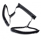 Черные кожаные стропы для фиксации Anonymo - ToyFa - купить с доставкой в Благовещенске