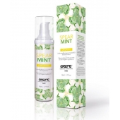 Разогревающее массажное масло Gourmet Spearmint Organic с органическими ингредиентами - 50 мл. - Exsens - купить с доставкой в Благовещенске