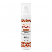 Разогревающее массажное масло Gourmet White Peach Organic с органическими ингредиентами - 50 мл. - Exsens - купить с доставкой в Благовещенске