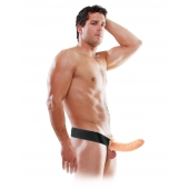 Полый страпон 8  Hollow Strap-On телесного цвета - 19 см. - Pipedream - купить с доставкой в Благовещенске