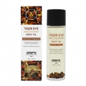 Органическое массажное масло TIGER EYE MACADAMIA - 100 мл. - Exsens - купить с доставкой в Благовещенске