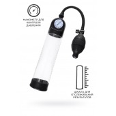 Прозрачная механическая помпа Roald с манометром - Sexus - в Благовещенске купить с доставкой