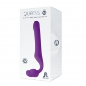 Лиловый безремневой страпон Queens M - Adrien Lastic - купить с доставкой в Благовещенске
