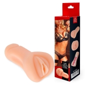 Телесный реалистичный мастурбатор в виде вагины - Bior toys - в Благовещенске купить с доставкой