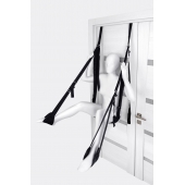 Черные секс-качели на дверь Anonymo №0505 - ToyFa - купить с доставкой в Благовещенске