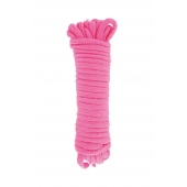 Розовая веревка для связывания Sweet Caress Rope - 10 метров - Sweet Caress - купить с доставкой в Благовещенске