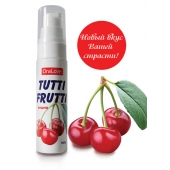 Гель-смазка Tutti-frutti с вишнёвым вкусом - 30 гр. - Биоритм - купить с доставкой в Благовещенске