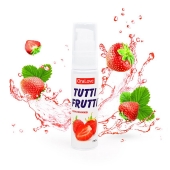 Гель-смазка Tutti-frutti с земляничным вкусом - 30 гр. - Биоритм - купить с доставкой в Благовещенске