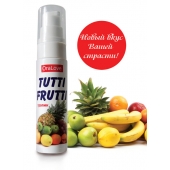 Гель-смазка Tutti-frutti со вкусом тропических фруктов - 30 гр. - Биоритм - купить с доставкой в Благовещенске