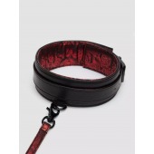 Стильный ошейник с поводком Reversible Faux Leather Collar and Lead - Fifty Shades of Grey - купить с доставкой в Благовещенске