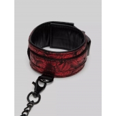 Красно-черные оковы Reversible Faux Leather Ankle Cuffs - Fifty Shades of Grey - купить с доставкой в Благовещенске