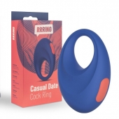 Синее эрекционное кольцо RRRING Casual Date Cock Ring - FeelzToys - в Благовещенске купить с доставкой