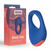 Синее эрекционное кольцо RRRING Dinner Date Cock Ring - FeelzToys - в Благовещенске купить с доставкой