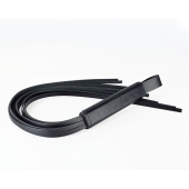 Черная кожаная плеть  Клео  - 60 см. - Sitabella - купить с доставкой в Благовещенске