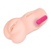 Телесный вибромастурбатор-вагина Dream Auto - KOKOS - в Благовещенске купить с доставкой