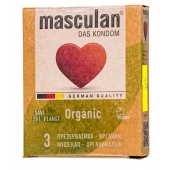 Экологически чистые презервативы Masculan Organic - 3 шт. - Masculan - купить с доставкой в Благовещенске