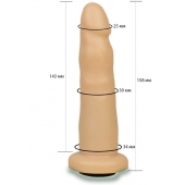 Телесная насадка Harness - 15,8 см. - LOVETOY (А-Полимер) - купить с доставкой в Благовещенске