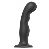 Черная насадка Strap-On-Me Dildo Plug P G size XXL - Strap-on-me - купить с доставкой в Благовещенске