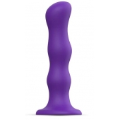 Фиолетовая насадка Strap-On-Me Dildo Geisha Balls size XL - Strap-on-me - купить с доставкой в Благовещенске