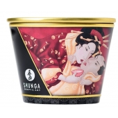 Массажная  свеча Sparkling Strawberry Wine с ароматом клубничного вина - 170 мл. - Shunga - купить с доставкой в Благовещенске