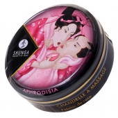 Массажная свеча Rose Petals с ароматом розы - 30 мл. - Shunga - купить с доставкой в Благовещенске