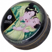 Массажная свеча Exotic Green Tea с ароматом зелёного чая - 30 мл. - Shunga - купить с доставкой в Благовещенске