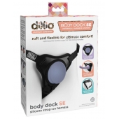 Черные трусики для страпона Body Dock SE на регулируемых ремнях - Pipedream - купить с доставкой в Благовещенске
