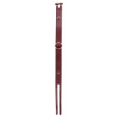 Бордовый ремень Halo Waist Belt - размер L-XL - Shots Media BV - купить с доставкой в Благовещенске