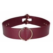 Бордовый ремень Halo Waist Belt - размер L-XL - Shots Media BV - купить с доставкой в Благовещенске
