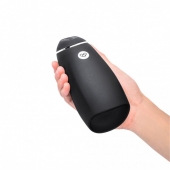 Черный перезаряжаемый мастурбатор для мужчин Pink Vibe - Pink Vibe - в Благовещенске купить с доставкой