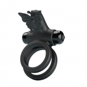Черное эрекционное виброкольцо Passionate Ring IX - Baile - в Благовещенске купить с доставкой
