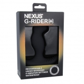 Черный вибромассажер простаты Nexus G-Rider+ - 12,6 см. - Nexus Range - в Благовещенске купить с доставкой
