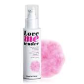 Съедобное согревающее массажное масло Love Me Tender Cotton Candy с ароматом сладкой ваты - 100 мл. - Love to Love - купить с доставкой в Благовещенске