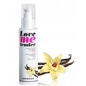 Съедобное согревающее массажное масло Love Me Tender Vanilla с ароматом ванили - 100 мл. - Love to Love - купить с доставкой в Благовещенске