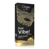 Съедобный гель Dual Vibe Pina Colada с эффектом вибрации и вкусом коктейля пина колада - 15 мл. - ORGIE - купить с доставкой в Благовещенске