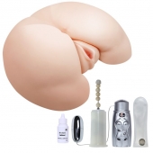 Вибрирующий мастурбатор-попка с ротацией и пультом управления - Baile - в Благовещенске купить с доставкой