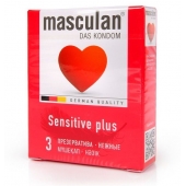 Презервативы Masculan Sensitive plus - 3 шт. - Masculan - купить с доставкой в Благовещенске