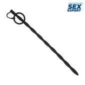 Черный стимулятор уретры Sex Expert - Sex Expert - купить с доставкой в Благовещенске