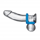 Комплект из 2 эрекционных колец-восьмерок 2-Pack Duo Cock And Ball Stamina Enhancement Ring - BlueLine - в Благовещенске купить с доставкой