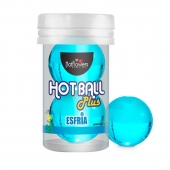 Лубрикант на масляной основе Hot Ball Plus с охлаждающим эффектом (2 шарика по 3 гр.) - HotFlowers - купить с доставкой в Благовещенске