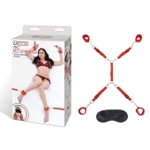 Красная фиксация на матрас Classic Bedspreader - Lux Fetish - купить с доставкой в Благовещенске
